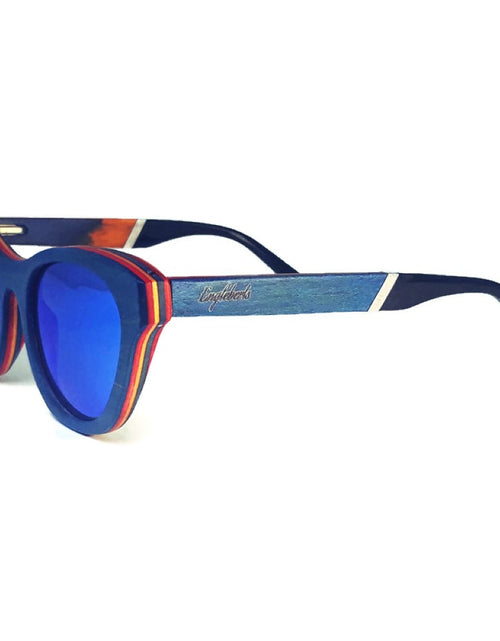 Load image into Gallery viewer, Beach Bound Skateboard Wood and Acetate Sunglasses, Polarized
